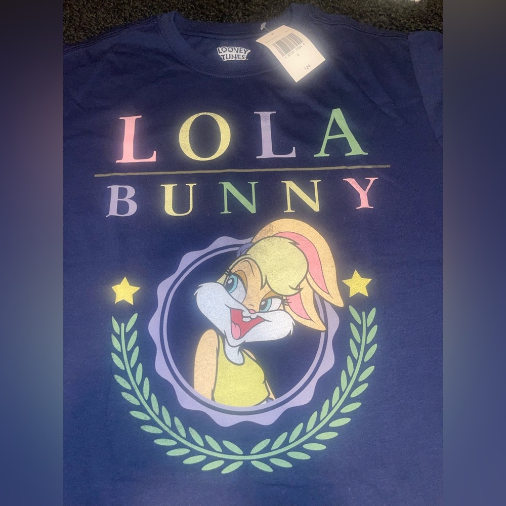 Looney Tunes Lola Bunny Navy Tee
